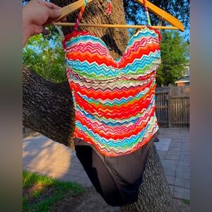 La Blanca Swimwear Colorful Onepiece Bathing Suit 🩱 Size Women’s 8